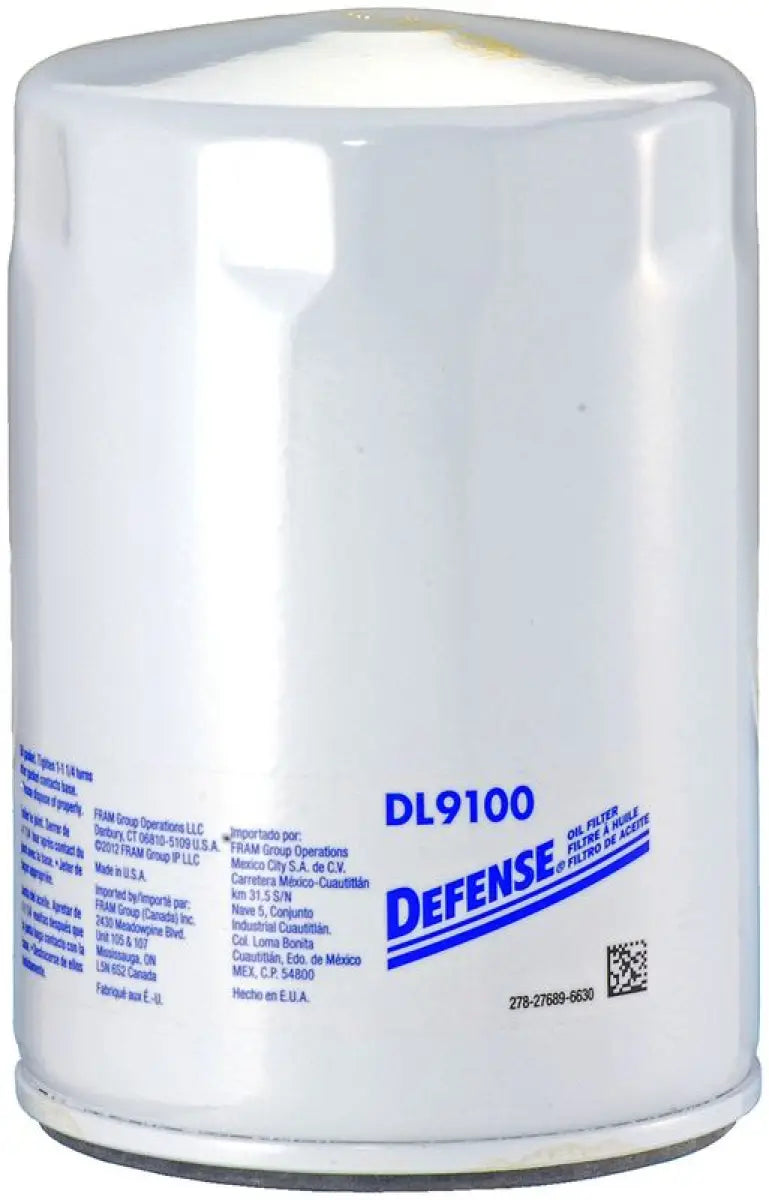 DL9100 Fram Spin-On Oil Defense