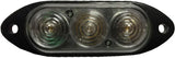 DLIT3S-Y Star Warning Amber Three Led Micro Spot - Light