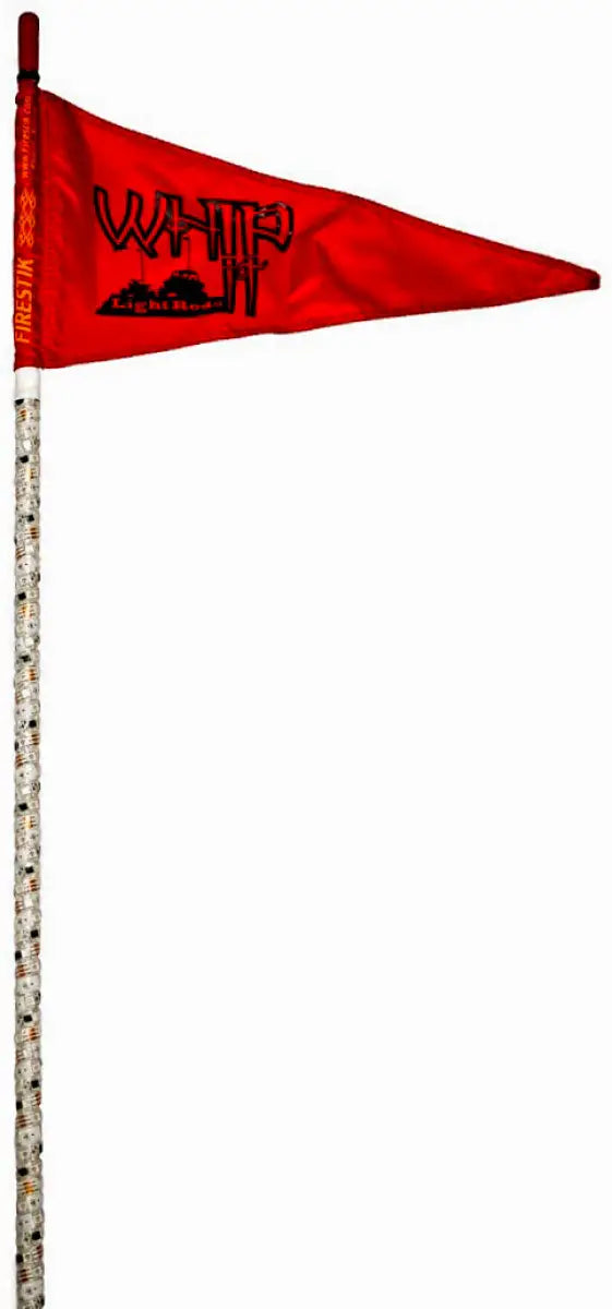 WHIP IT Dlx Led Whip 3' Wht for Powersports