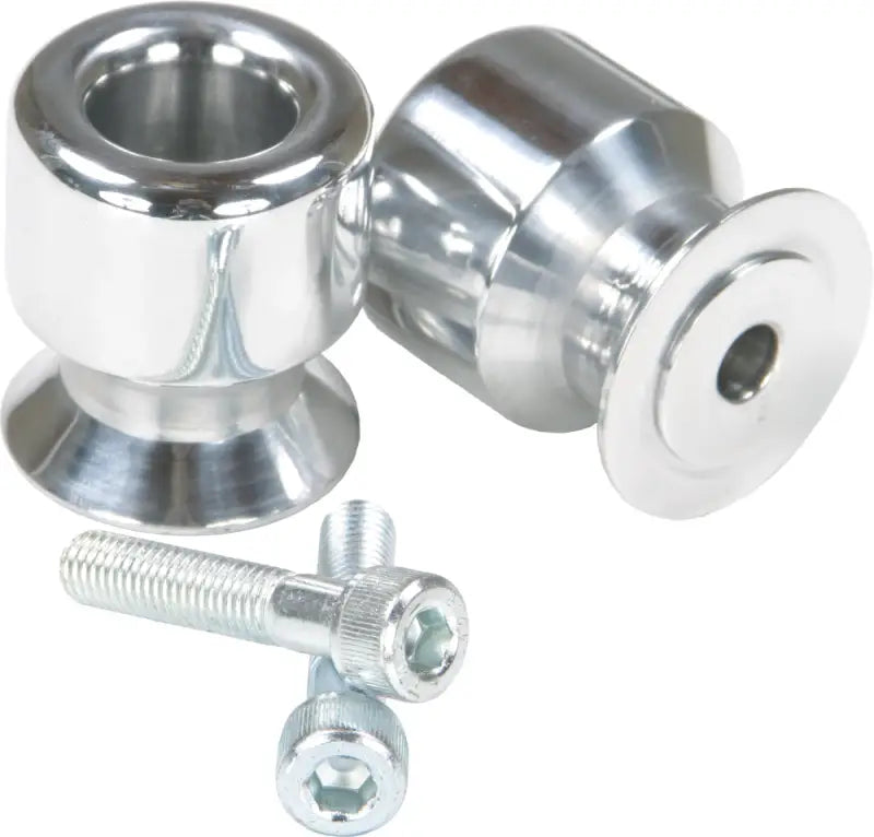 DMP Swingarm Spools Polished 10mm for Powersports