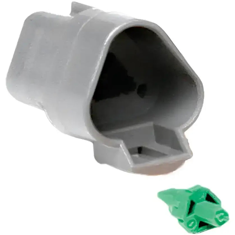DN-3R Female Receptor 3 Pin Grey - Deutsch Connector