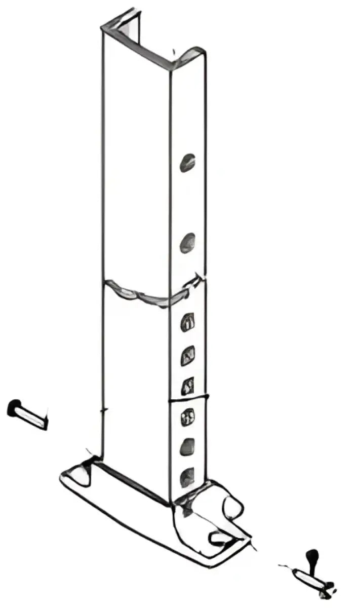 3310811.009B Awning Carport Foot