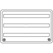 Dometic 3316941.005 Constructed from durable plastic - Black Vent Asm Side 24 TF
