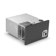 Dometic RV Furnace DFL Series white gray metal box with vented panel and knob for natural gas operation