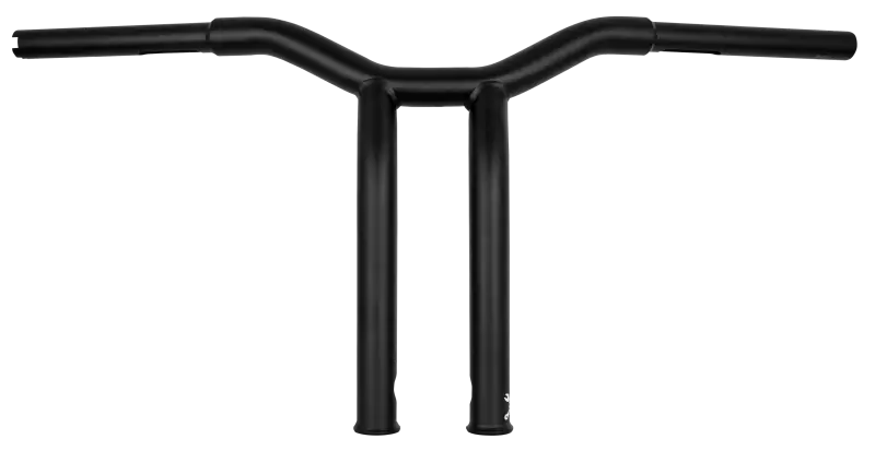Black motorcycle handlebars from the Dominator Raked Bar 12’’ 1.25’’ Matte Black, great for rv parts & accessories and truck parts