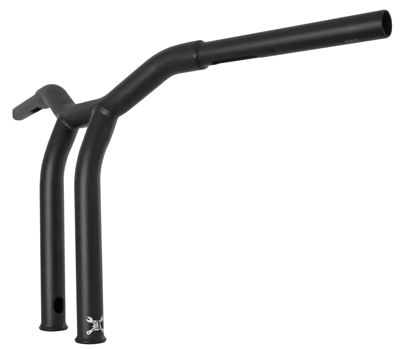 Black metal motorcycle handlebars for Dominator Raked Bar 12 1.25 inch matte black RV parts & accessories