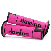 Domino Racing A450 Road Racing Grips A45041C4043B7-0 - Black Fuchsia Pair