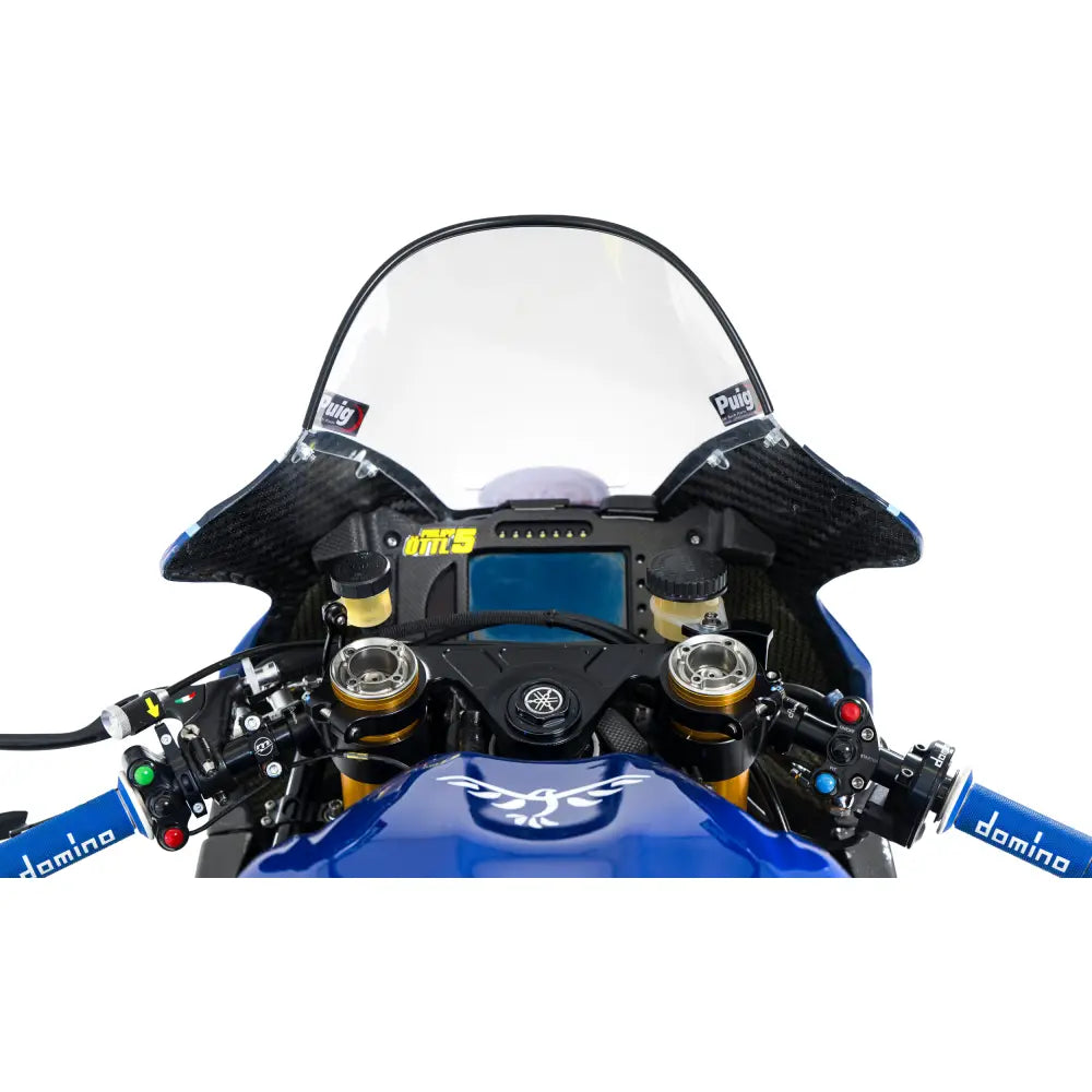 A450 Road Racing Grips Blue/White Pair