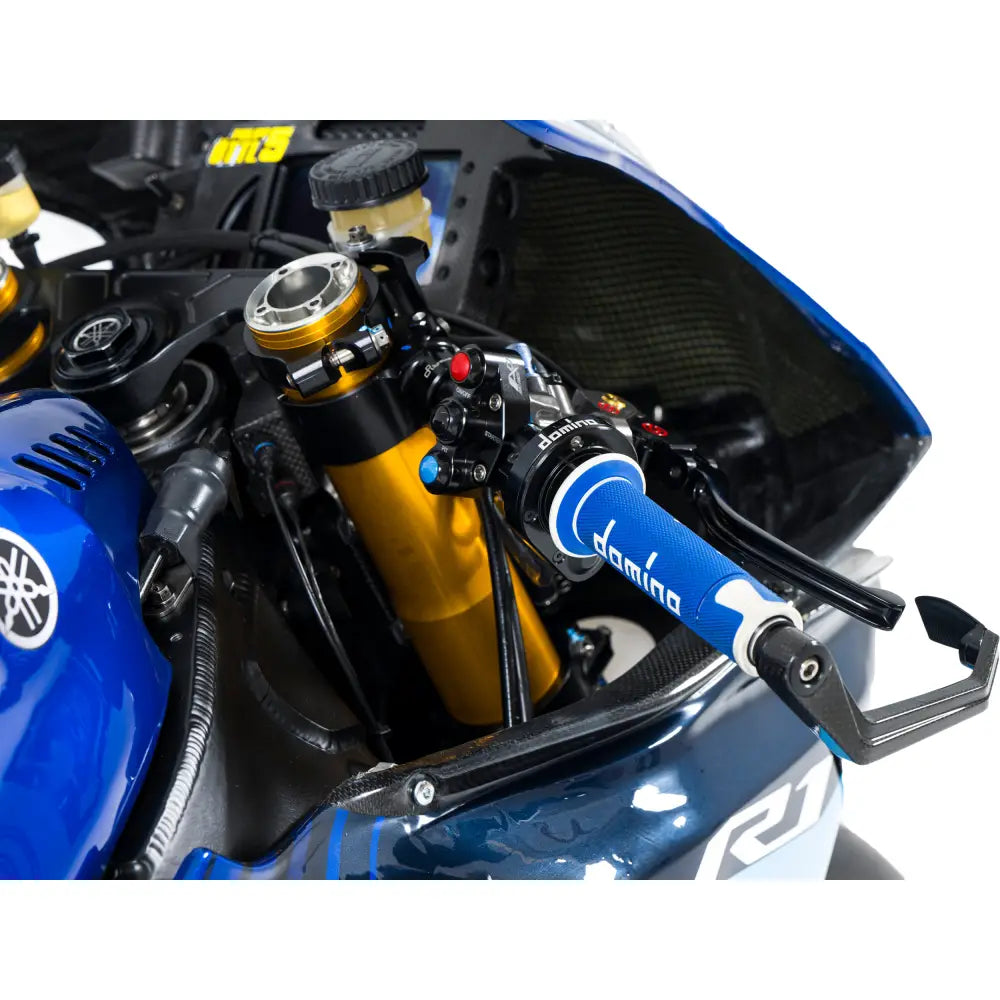 A450 Road Racing Grips Blue/White Pair