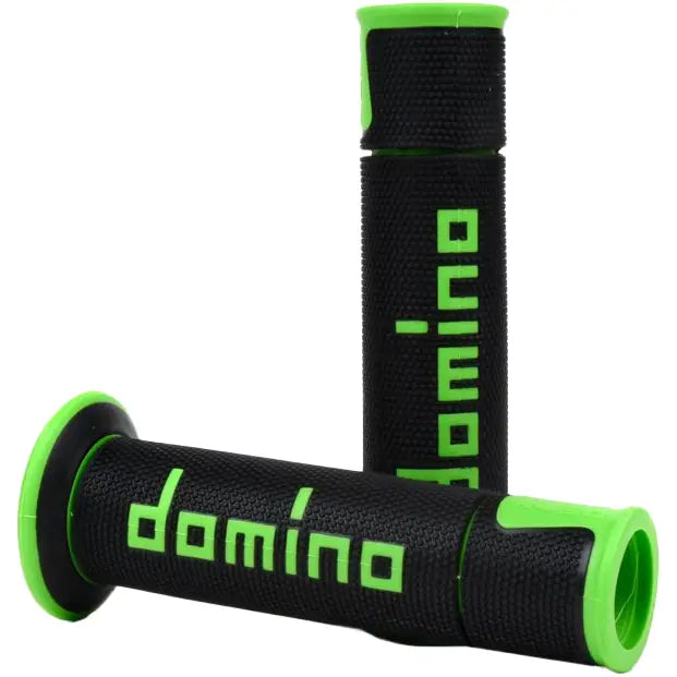 A450 Road Racing Grips Green/Black Pair