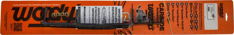 Orange and black packaging for Dooly 6 inch carbide runner for improved skiing experience