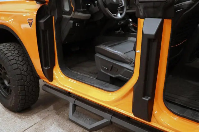 Door Hinge Half Hinge; Black; Plastic; Set Of 4 - Truck & Automotive