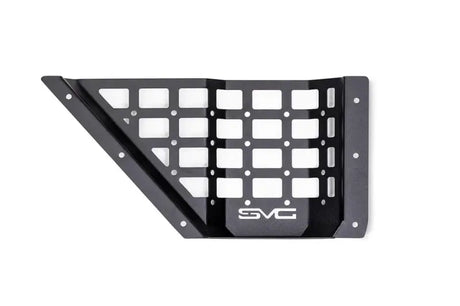 Door Panel Molle Style; Powder Coated; Black; Steel; Set Of 2 - Truck & Automotive