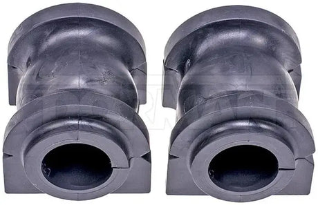 Two black rubber bushings for Dorman BSK81159PR stabilizer bar kit in vehicle suspension