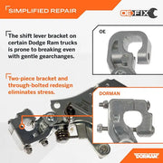 Dorman Easy To Install Auto Trans Shifter Cable Bracket 905-670 - Gearshift