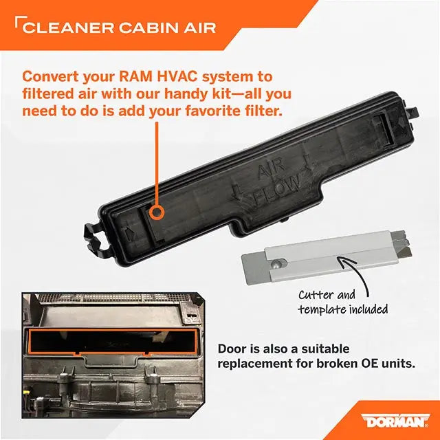 Dorman Limited Lifetime Warranty Cabin Air Filter Cover 259-101 - Plate