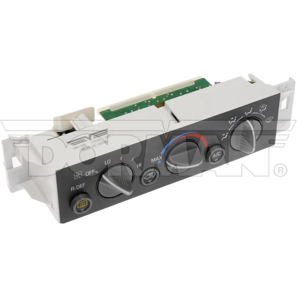 Dorman Limited Lifetime Warranty Climate Control Panel 599-006