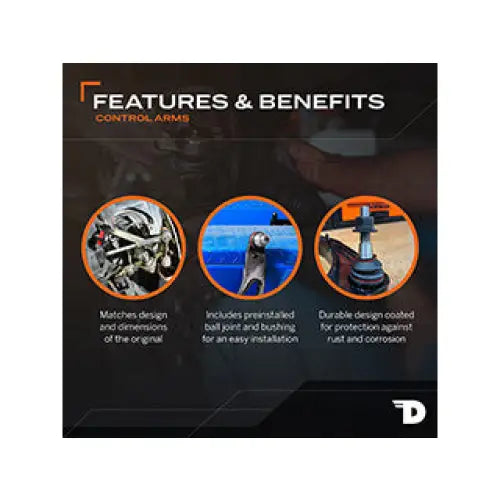 Dorman Limited Lifetime Warranty Control Arm 522-479 - AN H3