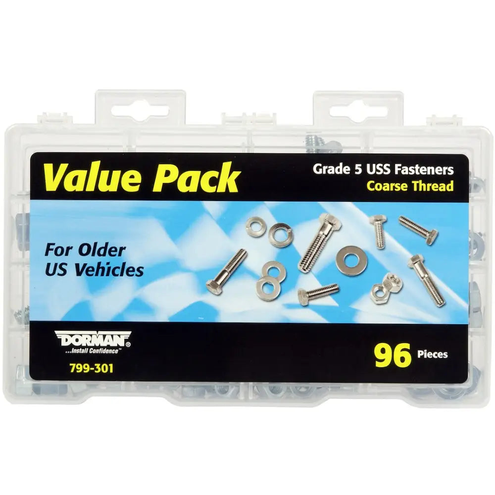 Dorman Limited Lifetime Warranty Fastener Assortment 799-301 - Grade Uss Hardware VP