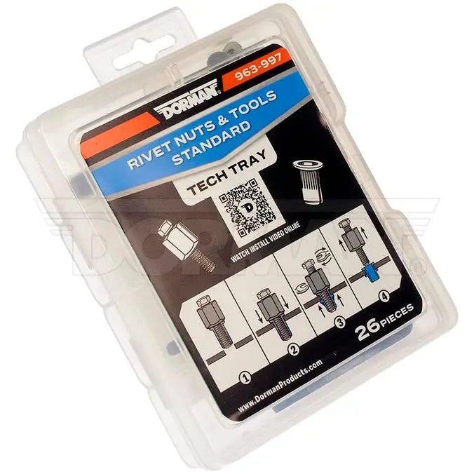 Dorman Limited Lifetime Warranty Fastener Assortment 963-997 - Rivet Nut Tool Kit