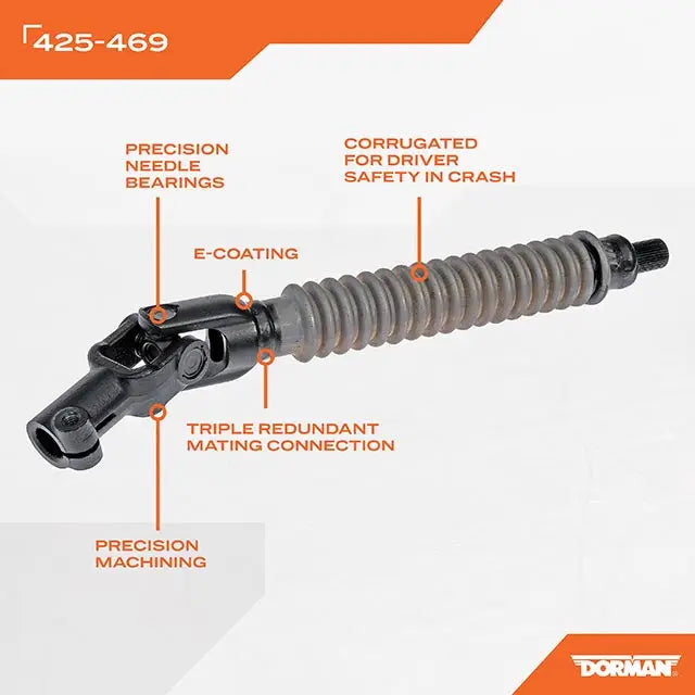 Dorman Limited Lifetime Warranty Steering Shaft 425-469 - Lower
