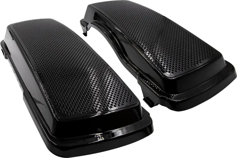 SADDLE TRAMP Double Speaker Bag Lids Flh/Flt 94 13 6 X 9 In.