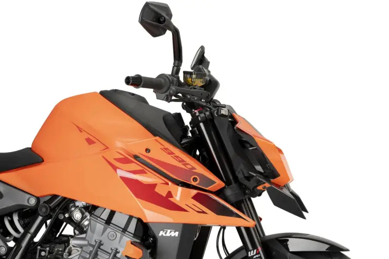 Downforce Front Spoiler Matt Black Ktm - PUIG