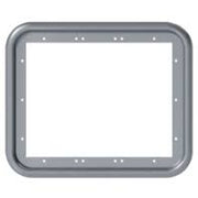 FOGATTI WATER HEATER REPAIR PART RV: Fogatti Grey Trim Ring 15x15 RTRAXG1515