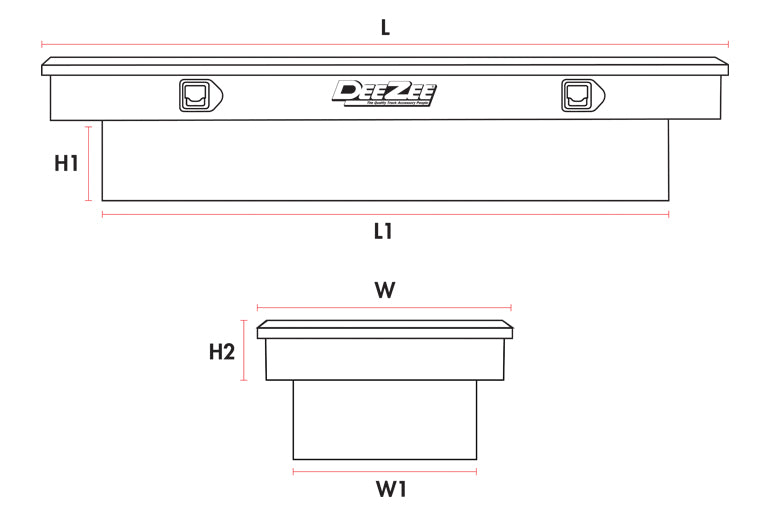 Dee Zee Tool Box: DZ6163N Dee Zee Tool Box Crossover