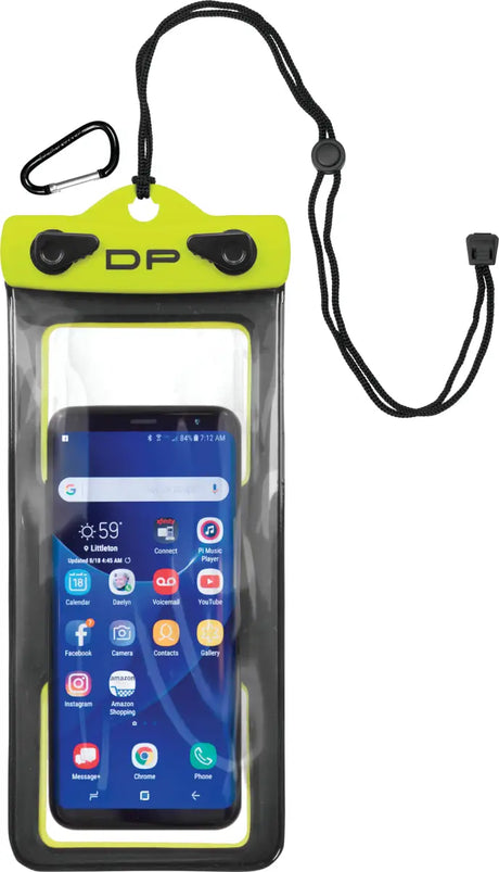DP-48LL Kwik Tek Phone Case 4’’W X 8’’L Lemon Lime - Cell Phone/GPS/PDA