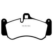 EBC DP41516R EBC 01-03 Porsche 911 (996) (Cast Iron Rotor only) 3.6 Twin Turbo GT2 Yellowstuff Front Brake Pads