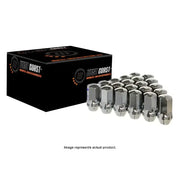 DPC5696LS West Coast Wheel Install Kit 9/16 7/8 Hex Large Seat, features a black box with West Coast Wheel Accessories branding and a set of lug nuts lined up, ideal for RV, Automotive, Powersports, off-road, marine, exterior, truck accessories, interior, truck bed, and rv parts, Wheel and Tire Accessories, AVADA - Best Sellers, Must Haves