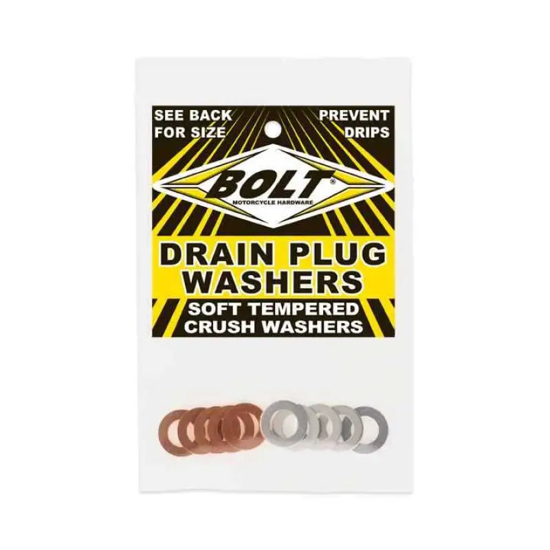 DPWM10.18-10 Crush Washers 10x18mm 10/Pk 5 Aluminum & 5 Copper