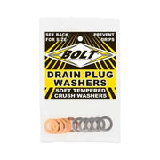 DPWM12.20-10 Crush Washers 12x20mm 10/Pk 5 Aluminum & 5 Copper