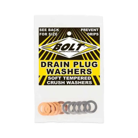 DPWM12.20-10 Crush Washers 12x20mm 10/Pk 5 Aluminum & 5 Copper
