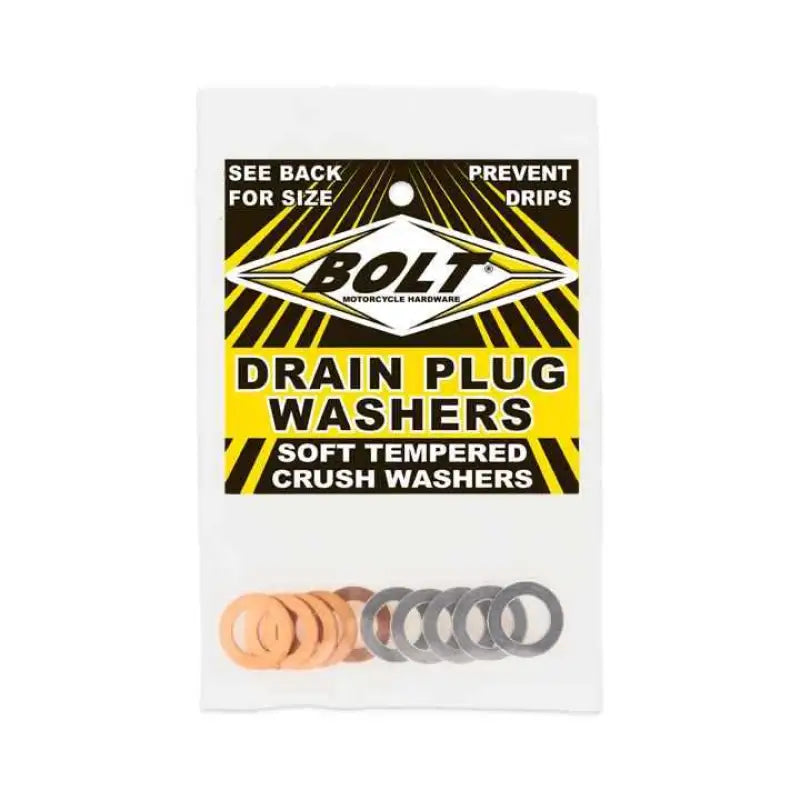DPWM12.20-10 Crush Washers 12x20mm 10/Pk 5 Aluminum & 5 Copper