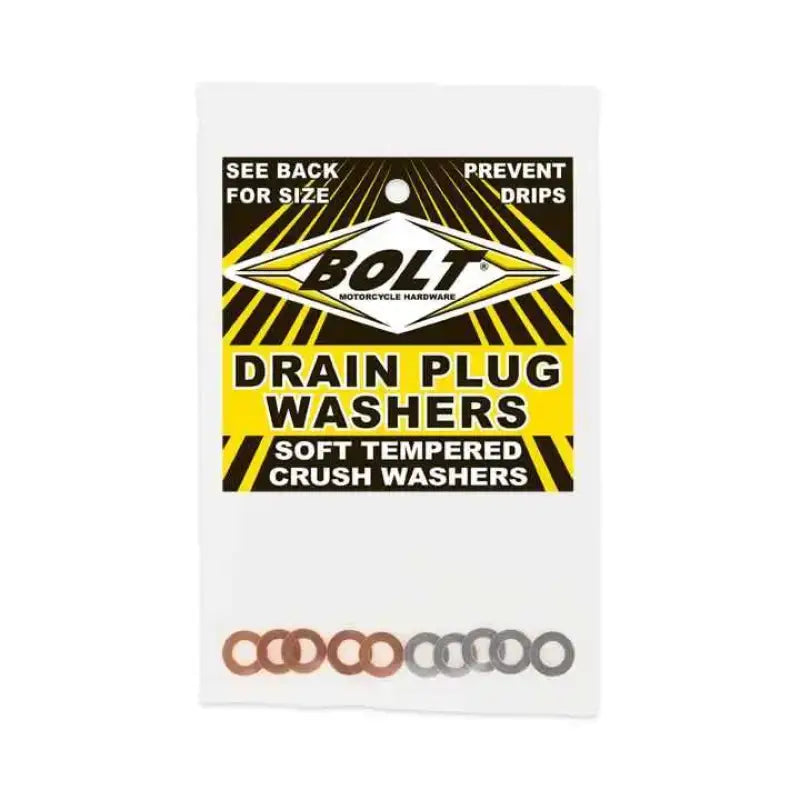 DPWM6.11-10 Crush Washers 6x11mm 10/Pk 5 Aluminum & 5 Copper