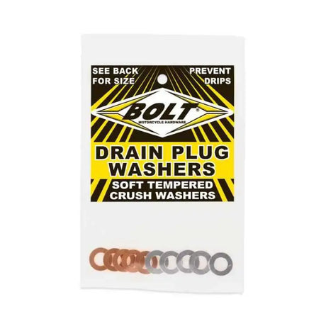 DPWM8.15-10 Crush Washers 8x5mm 10/Pk 5 Aluminum & 5 Copper