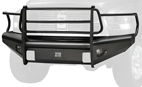 Fab Fours DR10-Q2960-1 heavy-duty rear bumper for 2010-2014 Dodge, rugged design, durable construction, precision fit, enhanced off-road capability.