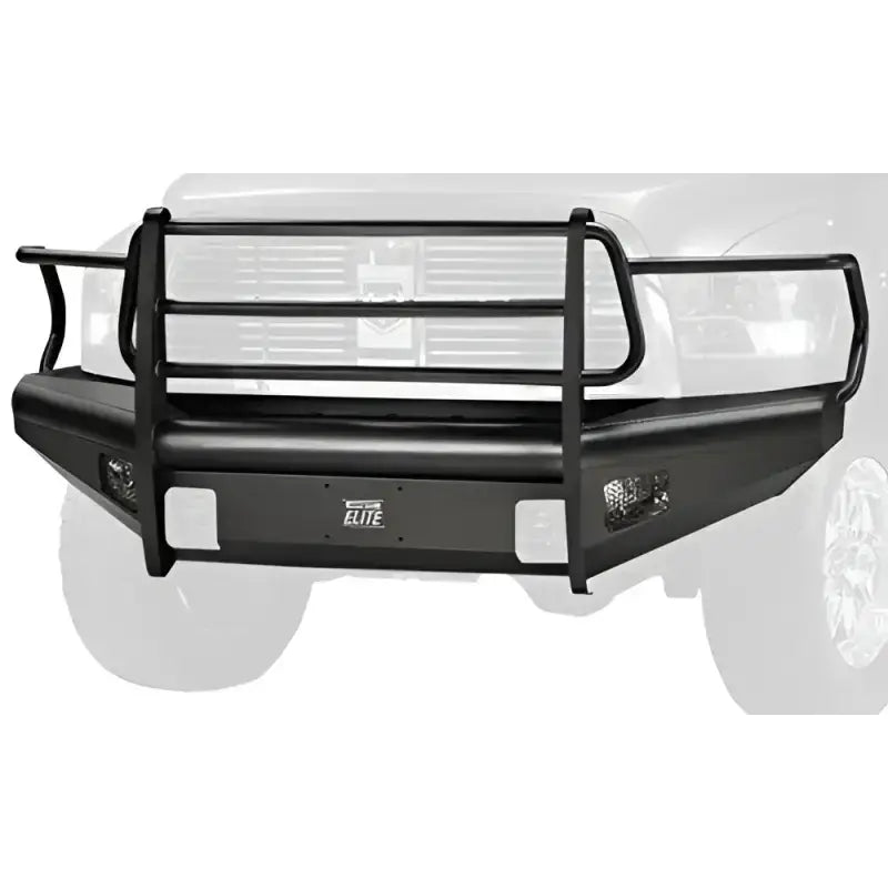 Fab Fours DR10-Q2960-1 heavy-duty rear bumper for 2010-2014 Dodge, rugged design, durable construction, precision fit, enhanced off-road capability.