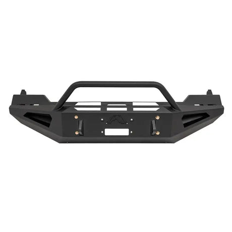 DR13-RS2462-1 Fab Fours 2013-2016 Dodge 1500 Red Steel Front Bumper with Full Grille Guard - premium exterior truck accessory, RV, Automotive, Powersports, off-road, Bumpers, Grilles & Guards, AVADA - Best Sellers, Must Haves