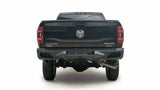 Back view of a 2019 Dodge HD truck equipped with the DR19-E4451-1 Fab Fours Vengeance Rear Bumper, showcasing its robust design and enhanced protection, ideal for RV, Automotive, Powersports, off-road, marine, exterior, truck accessories, interior, truck bed, RV parts, Bumpers, Grilles & Guards, AVADA - Best Sellers, Must Haves