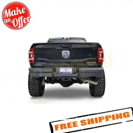DR19-U4450-1 Fab Fours Black Steel Elite Rear for superior protection, rugged off-road performance, high-quality black steel construction, Bumpers, Grilles & Guards, AVADA - Best Sellers, Must Haves