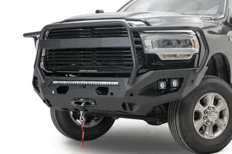 DR19-X4450-1 Fab Fours Matrix Full Guard for 2019 Dodge HD, robust and durable front-end protection with an aggressive, industrial style.