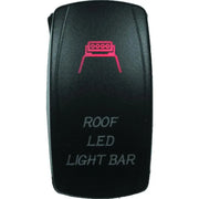 DragonFire Racing 521396 DragonFire Racing Lighted Switch Roof Led On/Off Red - 521396