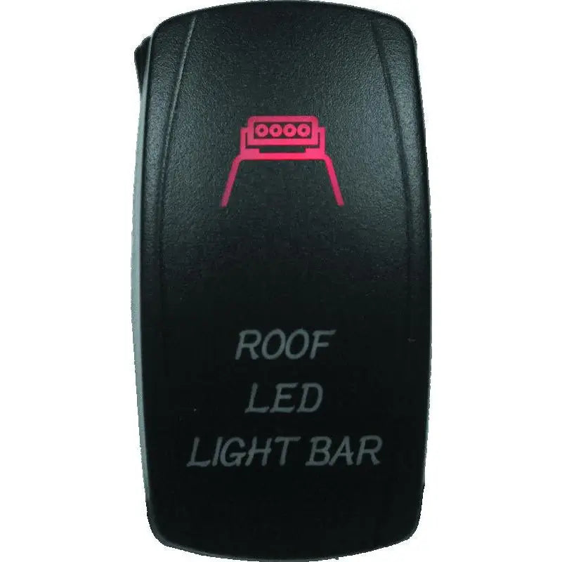 DragonFire Racing 521396 DragonFire Racing Lighted Switch Roof Led On/Off Red - 521396