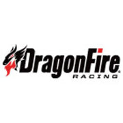 DragonFire Racing DFR logo on blue red tee for racing fans, perfect for race day