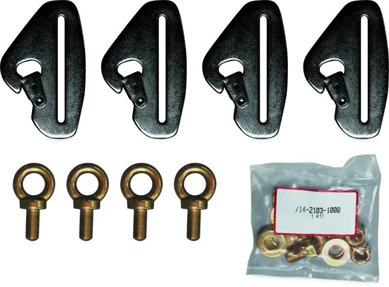 DragonFire Racing Harness Mounting Kit- Quck Release for Can-Am Maverick Models - RV and Auto Parts