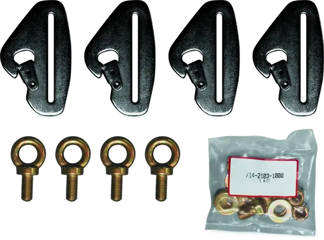 DragonFire Racing Harness Mounting Kit- Quck Release for Can-Am Maverick Models - RV and Auto Parts