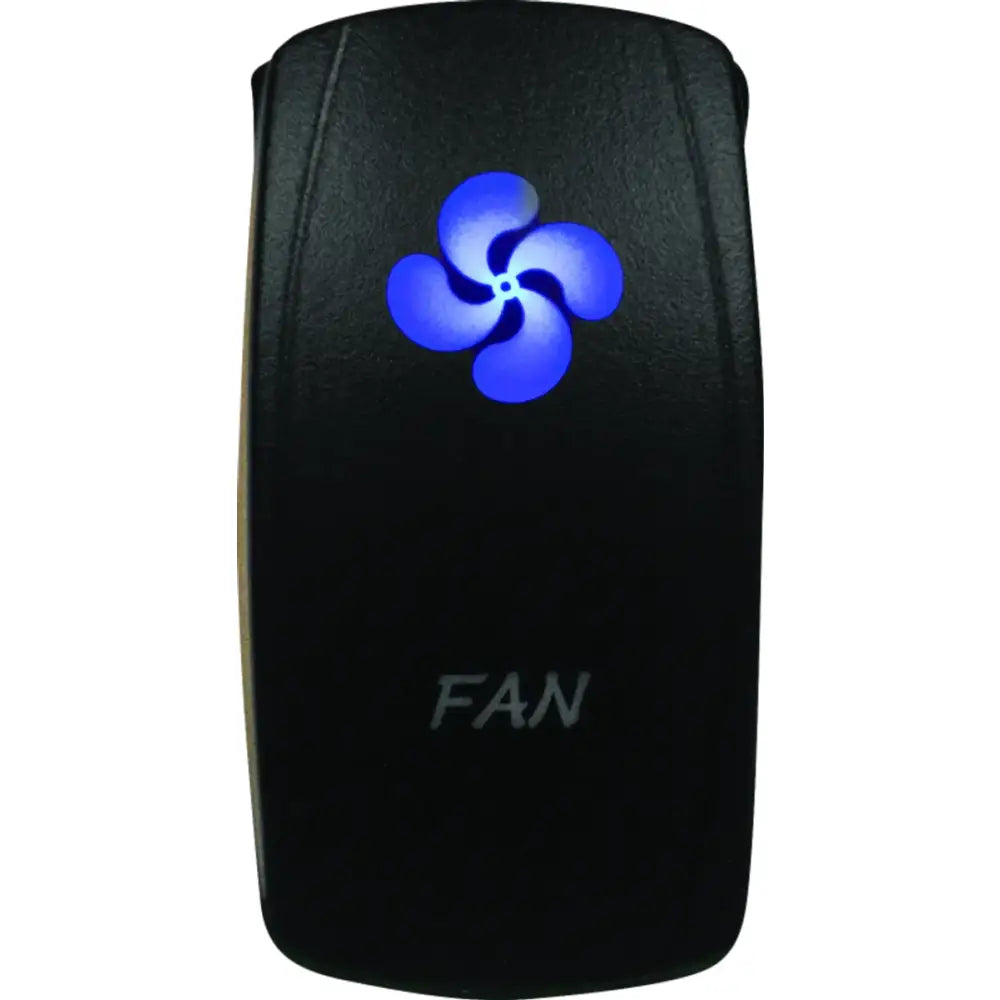 Illuminated DragonFire Racing Lighted Switch Fan On/Off Blue for racing fans